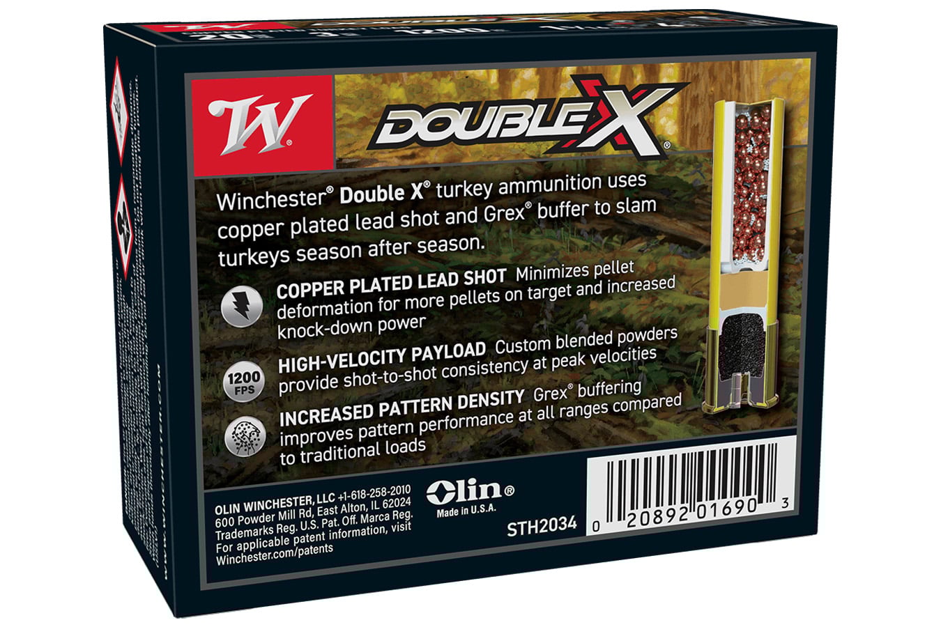 Winchester 20 Gauge 3 Inch 15/16 oz 4 Shot Double X Turkey 10/Box
